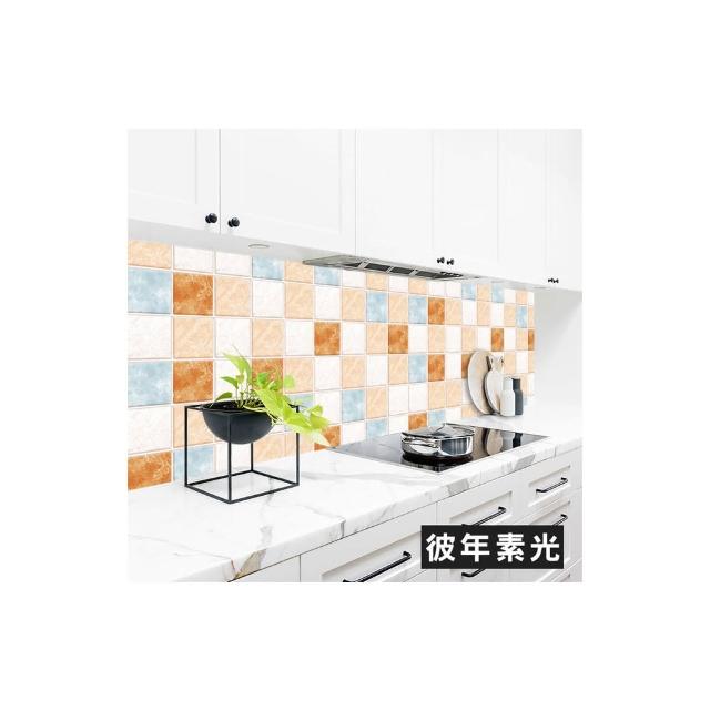 【fioJa 費歐家】60X300CM特大耐熱防油汙廚房壁貼（1入）(好清理 防油 防水 磁磚壁貼)