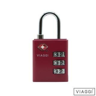 【VIAGGI】VIAGGI TSA海關密碼鎖(桃紅色)