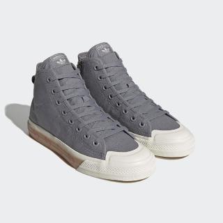 【adidas 愛迪達】NIZZA HI HM HUMAN MADE聯名 灰色(FY5187)