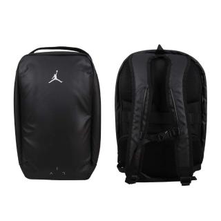 【NIKE 耐吉】JORDAN 大型雙肩包-後背包 肩背包 15吋筆電 黑銀(JD2043009AD-001)