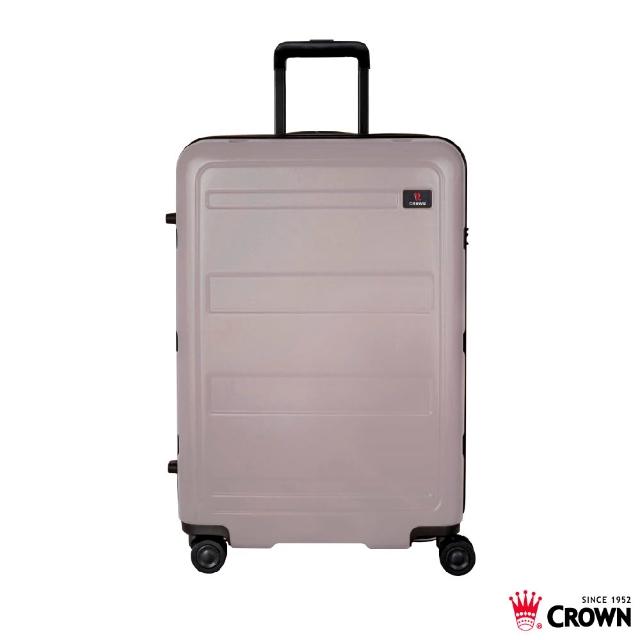 【CROWN 皇冠】29吋 拉鍊拉桿箱 行李箱 旅行箱(霧面/超輕量)