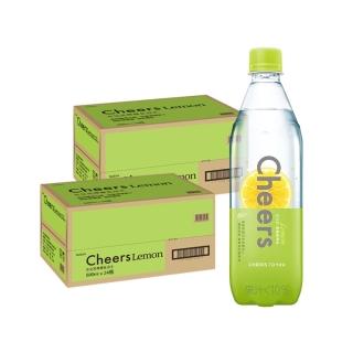 【泰山】Cheers Lemon 檸檬氣泡水 590ml 24入x2箱(共48入)