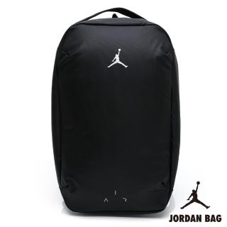 【NIKE 耐吉】後背包 Jordan 男女款 喬丹 雙肩包 運動 登山 旅行 黑 JD2043009AD-001