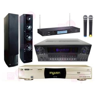 【音圓】點歌機4TB+擴大機+無線麥克風+喇叭(S-2001 N2-150+KARMEN X3+TR-9688+AS-138)