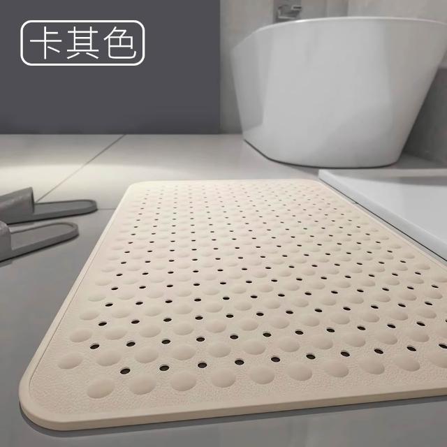 【樂居安】2入 德國TUV認證 TPE環保親膚 強力吸盤浴室防滑止滑墊 70x40cm