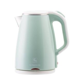 【CookPower 鍋寶】316保溫雙層防燙不銹鋼快煮壺1.8L-湖水綠(KT-90184G)