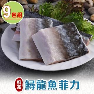 【愛上海鮮】鮮凍鱘龍魚菲力9包組(200g±10%/包)