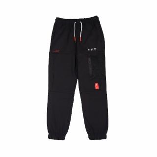 【NIKE 耐吉】長褲 Basketball Pants 休閒 男款 Kyrie 厄文 籃球 口袋 抽繩 縮口褲 黑白(CK6664-010)