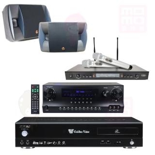 【金嗓】點歌機4TB+擴大機+無線麥克風+喇叭(CPX-900 R2+DW1+SR-928PRO+P-500)