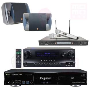 【音圓】點歌機4TB+擴大機+無線麥克風+喇叭(S-2001 N2-550+DW1+SR-928PRO+P-500)