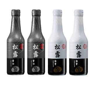 【金蘭食品】頂級松露醬油油膏組 4瓶(松露醬油x2+松露油膏x2)