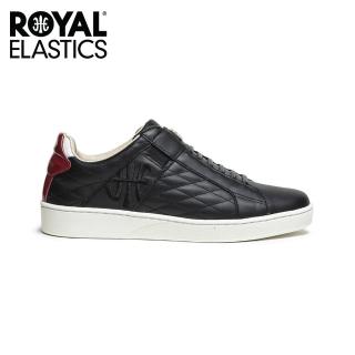 【ROYAL Elastics】女-ICON LUX 黑紅真皮時尚休閒鞋(92503-910)
