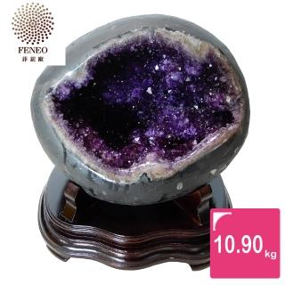 【菲鈮歐】開運招財天然烏拉圭紫晶洞 10.9kg(GH2)