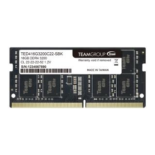 【Team 十銓】ELITE DDR4 3200 16GB CL22 筆記型記憶體