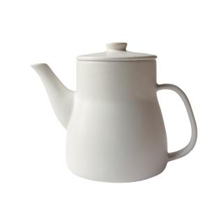 【PEKOE】日本 Kamoshika 道具店—陶質茶壺（白）