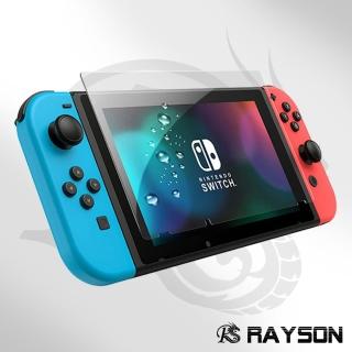 【Nintendo 任天堂】Switch副廠 高清透明 9H鋼化玻璃膜 螢幕 保護貼(Nintendo 任天堂保護貼)