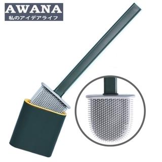 【AWANA】矽膠馬桶刷(顏色隨機出貨)