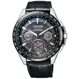 【CITIZEN 星辰】光動能GPS衛星對時錶/44mm/鈦金屬/黑面(CC9015-03E)