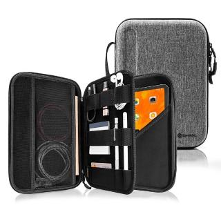 【tomtoc】多功能平板硬殼收納包 灰 適用於11吋iPad Pro & 10.5吋 iPad Air(多功能平板硬殼收包)