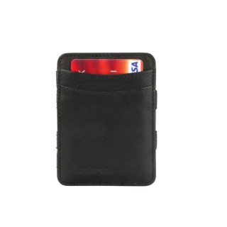 【HUNTERSON】經典零錢皮夾 黑(HU-P1RFID-BK)
