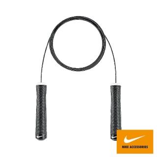 【NIKE 耐吉】跳繩 訓練加重運動 健身 黑 N1000751010NS