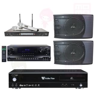【金嗓】點歌機4TB+擴大機+無線麥克風+喇叭(CPX-900 R2+DW1+SR-928PRO+KS-9980 PRO)