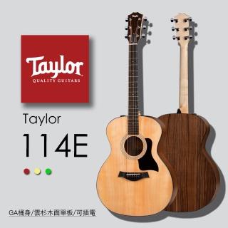 【Taylor】100系列-114E 民謠吉他 / 含原廠琴袋 / 贈原廠肩帶 / 公司貨保固(114E)