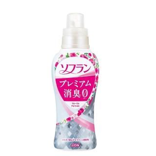 【LION 獅王】日本 消臭衣物柔軟精-自然花香 550ml