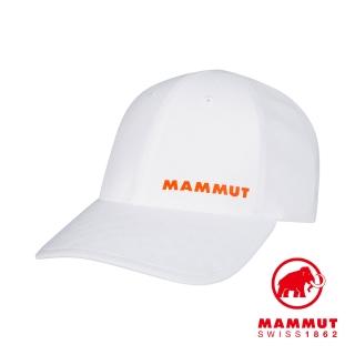 【Mammut 長毛象】Sertig Cap 休閒輕量透氣帽 白/輻射黃 #1191-00281