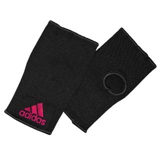 【adidas 愛迪達】拳擊快速手綁帶 黑粉 拳擊手套 拳套搭配用(拳擊繃帶 纏手帶 泰拳 格鬥)