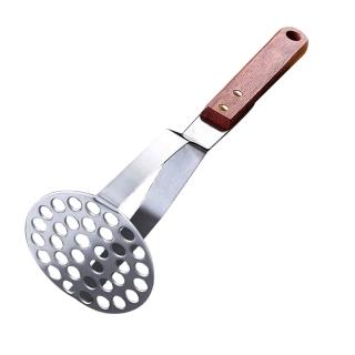 【料理用具】木柄馬鈴薯壓泥器(搗泥器 壓碎器 擠壓器 擠泥器 薯泥 不鏽鋼)