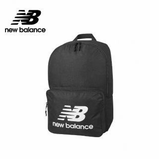 【NEW BALANCE】NB LOGO後背包_男款/女款_黑色_BG03208GBKW