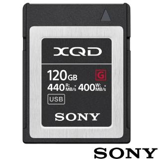 【SONY 索尼】QD-G120F 120G / GB 440MB/S XQD G系列 高速記憶卡(公司貨 支援4K 錄影)