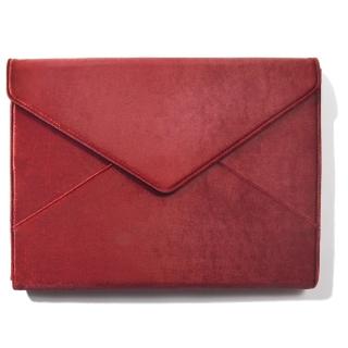 【美國 Sonix】Rose Velvet Laptop Clutch - Cherry(13吋櫻桃絲絨筆電包)