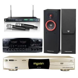 【音圓】點歌機4TB+擴大機+麥克風+迴授抑制器+喇叭(S-2001 N2-150+BT-889 PRO+ACT-869PRO+SL-8)