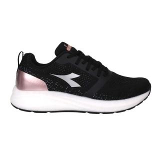 【DIADORA】女專業避震慢跑鞋-路跑 運動 黑玫瑰金(DA31660)