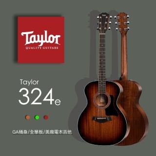 【Taylor】300系列-324E 民謠吉他 / 含原廠琴盒 / 贈原廠肩帶 / 公司貨保固(324E)
