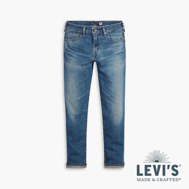 【LEVIS】LMC MIJ日本製 男友款 中腰寬鬆版牛仔褲/職人水洗工藝/頂級靛藍赤耳/及踝/彈性布料-人氣新品