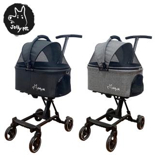 【英國 Jolly pet】寵物輕便型兩用推車-黑色