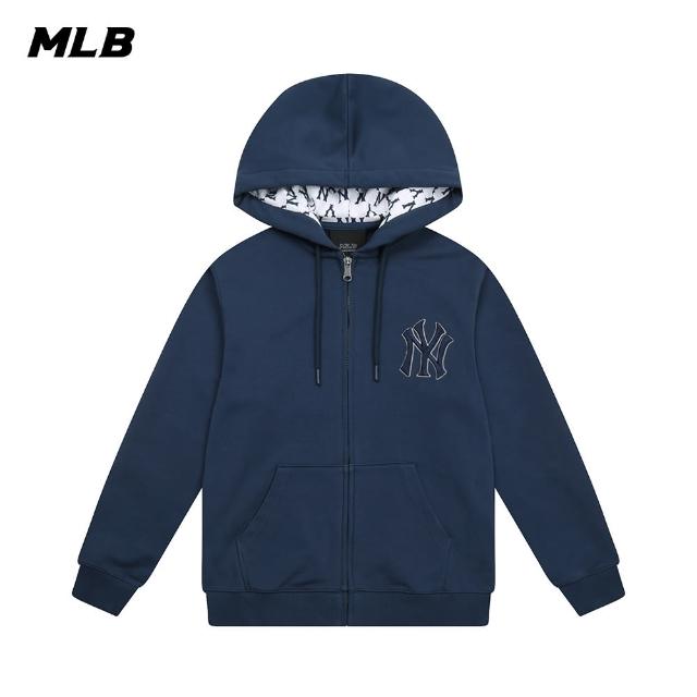 【MLB】連帽外套 背後老花Logo Monogram系列 紐約洋基隊(31TRM3111-50N)