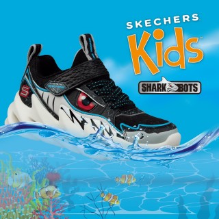 【SKECHERS】男童系列 SHARK-BOTS(402112LBKW)