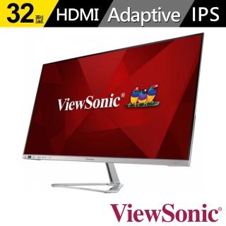 【ViewSonic 優派】VX3276-2K-MHD  32吋 IPS QHD 娛樂螢幕(16:9/IPS/75Hz/HDMI/VGA/含喇叭)