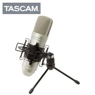 【TASCAM】TM-80 Silver 電容麥克風套裝組 銀色版(台灣公司貨 商品保固有保障)