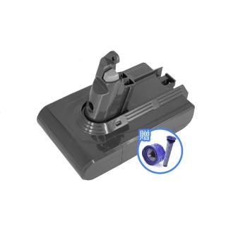 【CHAK】Dyson V6吸塵器 高容量3000mAh鋰電池 DC6230 加贈濾網組(Dyson 副廠電池 戴森吸塵器配件)