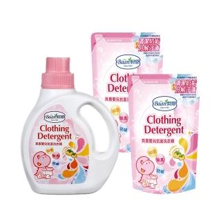 8514324 OL 【Baan 貝恩】嬰兒抗菌洗衣精組合 1000ml+800mlx2
