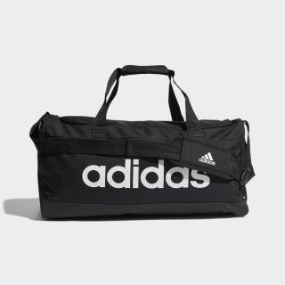 【adidas 愛迪達】健身包 運動 健身 旅行 大容量 LINEAR DUFFEL M 黑 GN2038