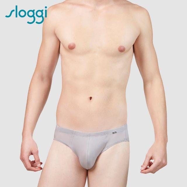 【sloggi】sloggi Men Cool Stripy極尚涼感系列三角褲 M-XL 灰岩礦(G918503 QK)