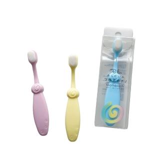 【杏屋家居】絨感萬根嬰兒牙刷/寶寶牙刷/學習牙刷-0-3歲(超值3入組 顏色隨機)