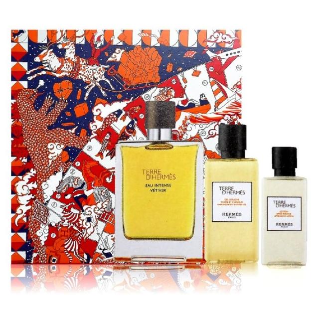 Hermes 愛馬仕【Hermes 愛馬仕】Intense Vetiver 大地馥郁香根草香氛 禮盒(真品平行輸入)