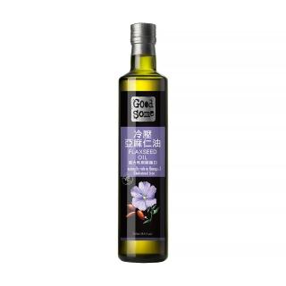 【GoodSome 好東西】義大利原裝進口頂級冷壓亞麻仁油250ml(蔬食涼拌生飲好選擇)